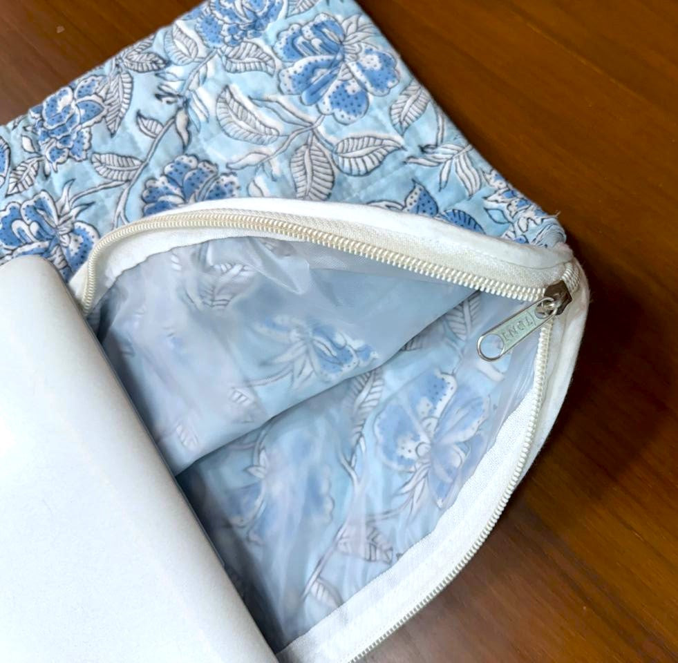 Block Print Laptop Bag