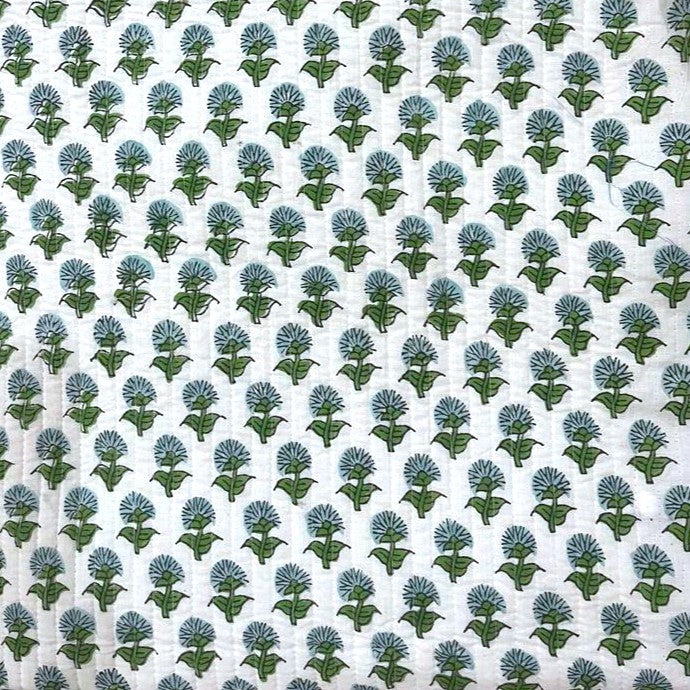 Hand Block Print Cosmetic Bag