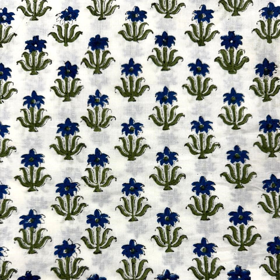 Block Printed Cosmetic Bag