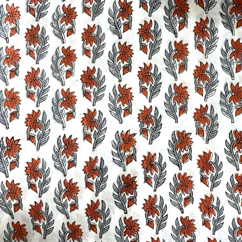 Hand Block Print Cosmetic Bag