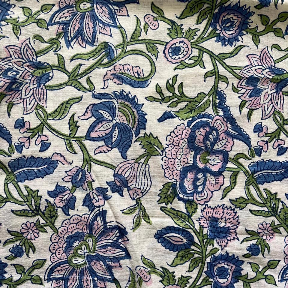 Block Print Cotton Small Bag