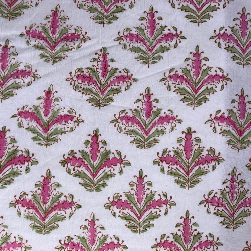 Block Printed Cosmetic Bag