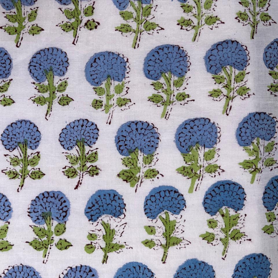 Block Printed Cosmetic Bag