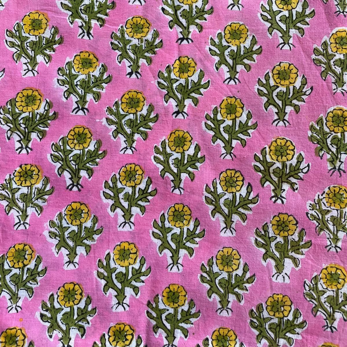 Cosmetic Block Print Travel Bag