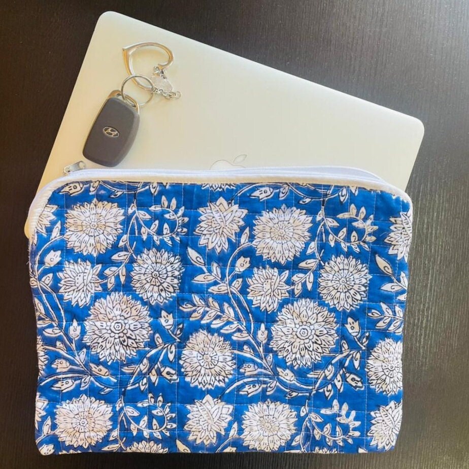 Block Print Laptop Sleeve
