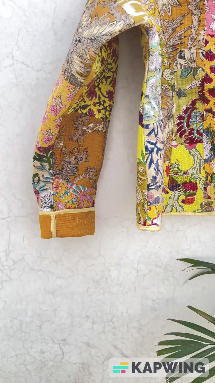 Quilted Patchwork Jacket