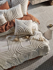 3 Piece Luxury Handmade Duvet Cover Set King, Queen, Twin Size Duvet Cover Zipper Closure Available Soft Cotton Washed Bedding Set.