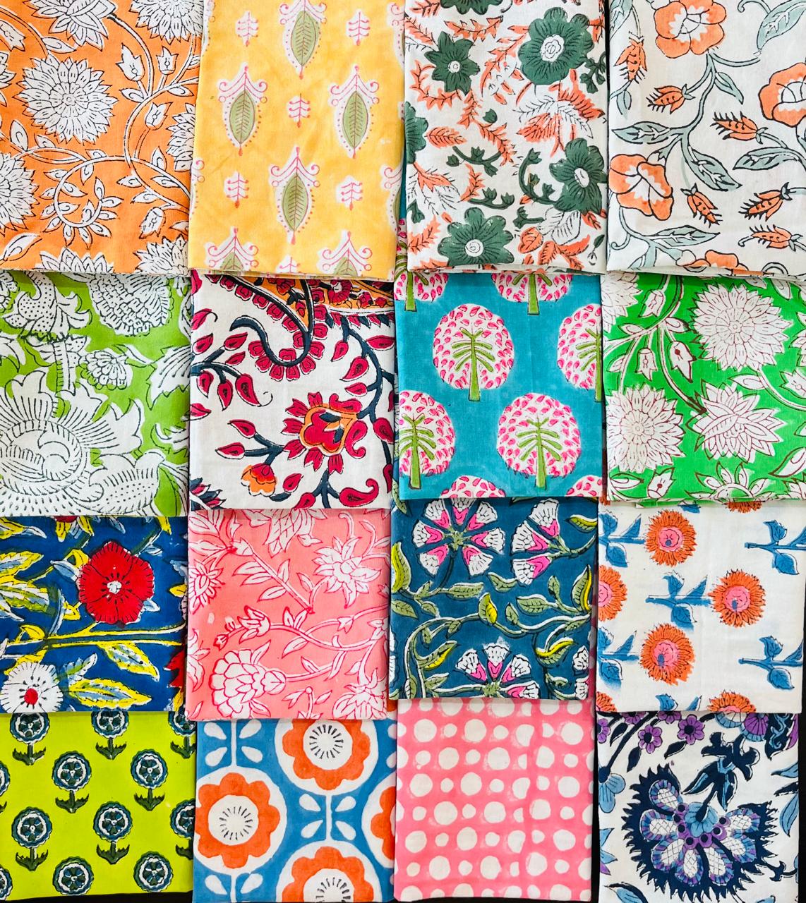 20 Pcs Hand Block Printed Napkin