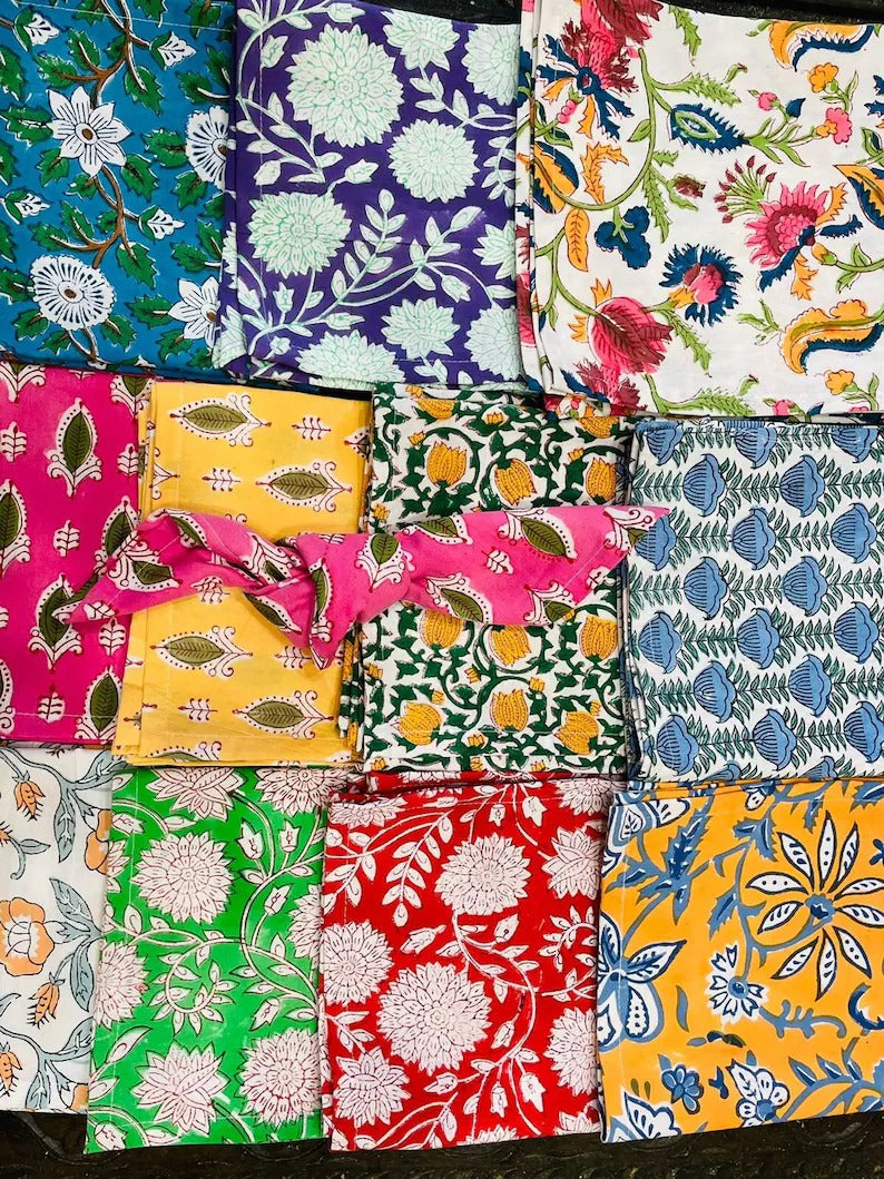 Block Print Table Napkins