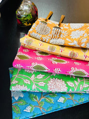 20 Pcs Hand Block Printed Napkin