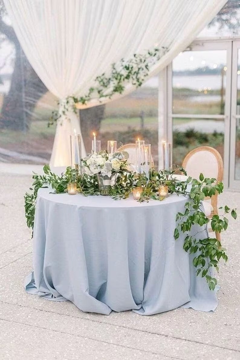 Kitchen Decor Dusty Blue Napkin & Table Decor