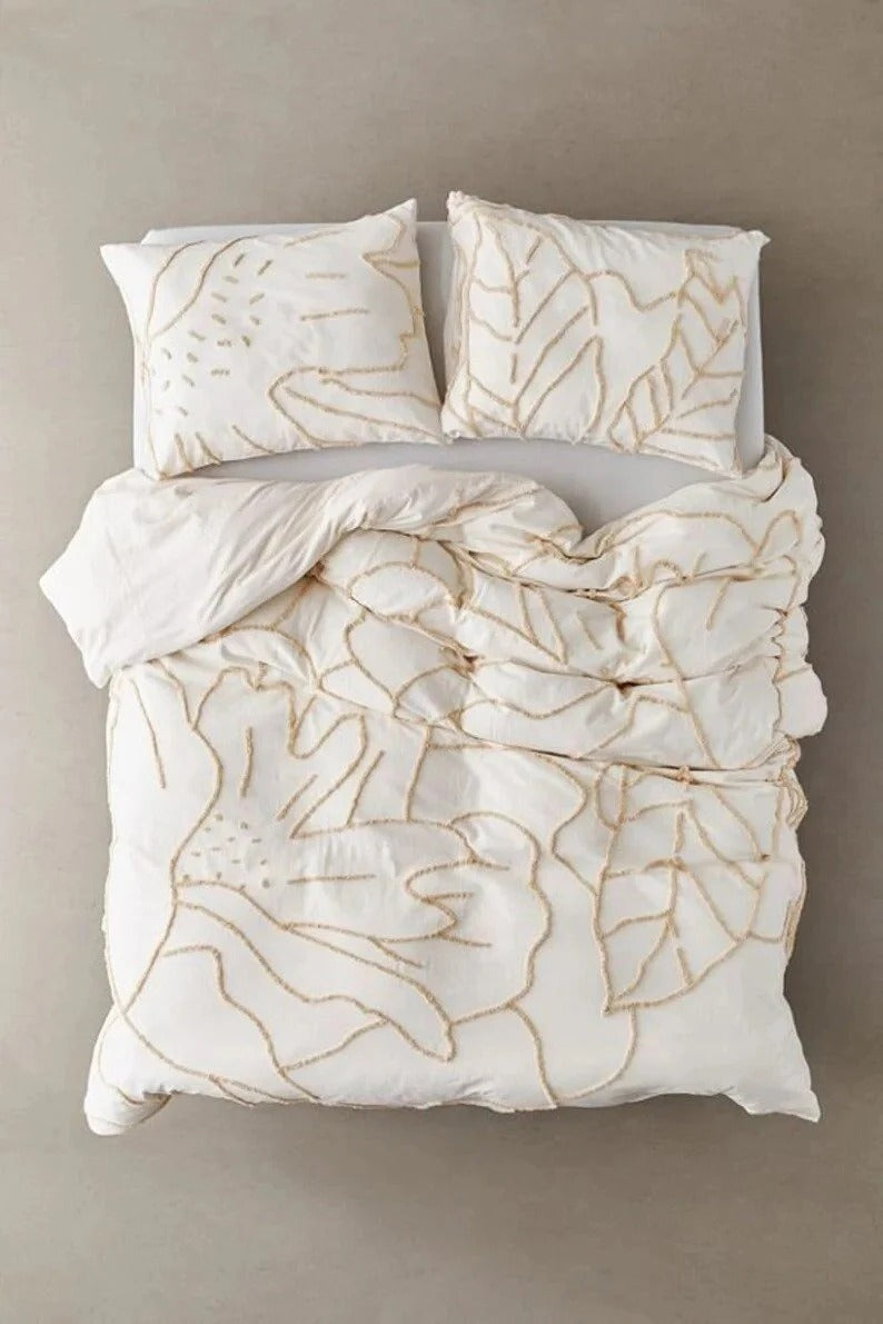 King/Queen/Twin Size Cotton Duvet Cover Set