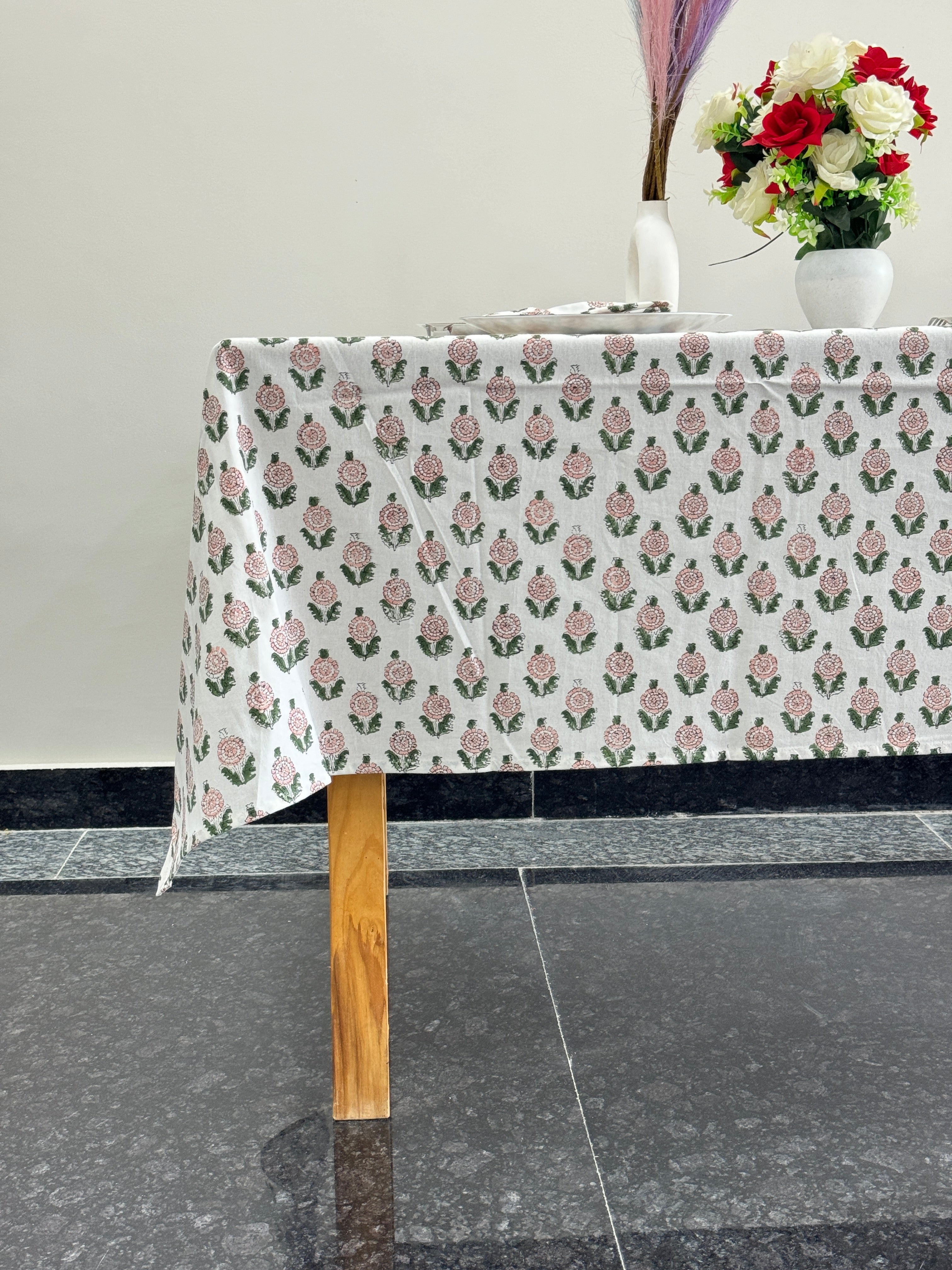 60x90 Cotton Printed Tablecloth