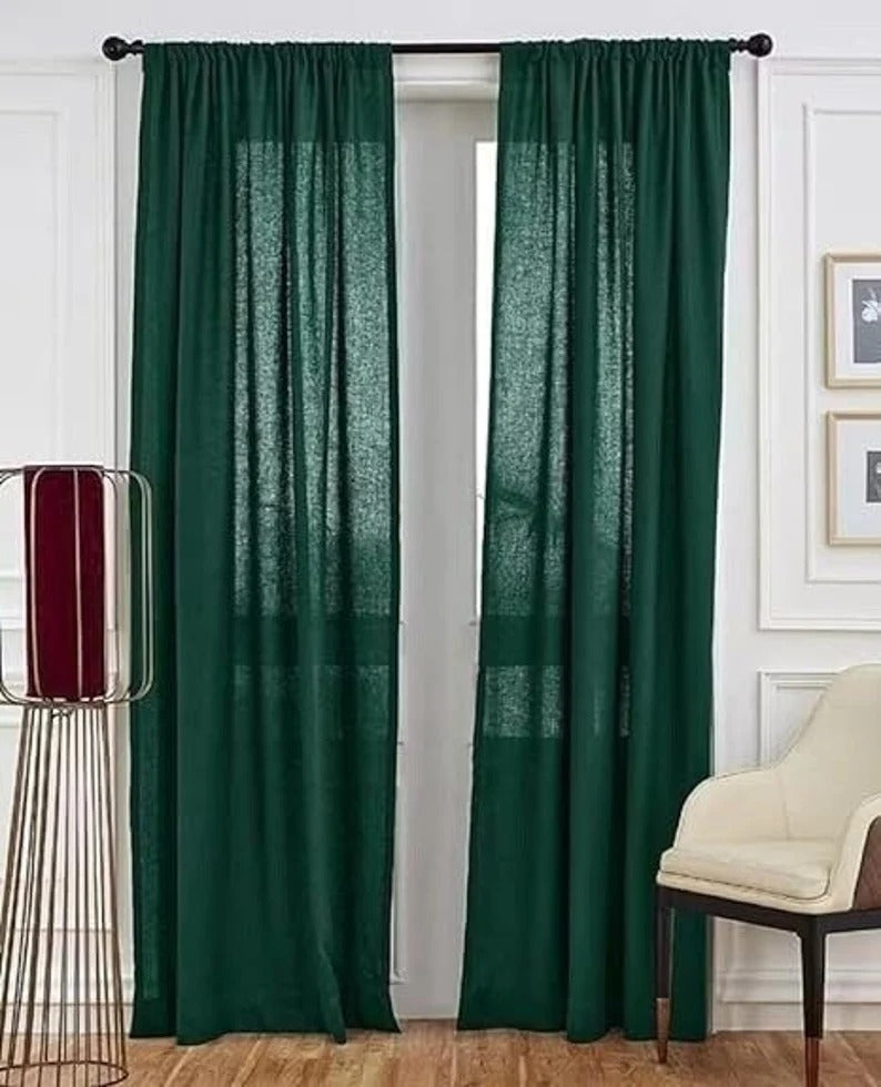 Cotton Large Curtains (2 panles )