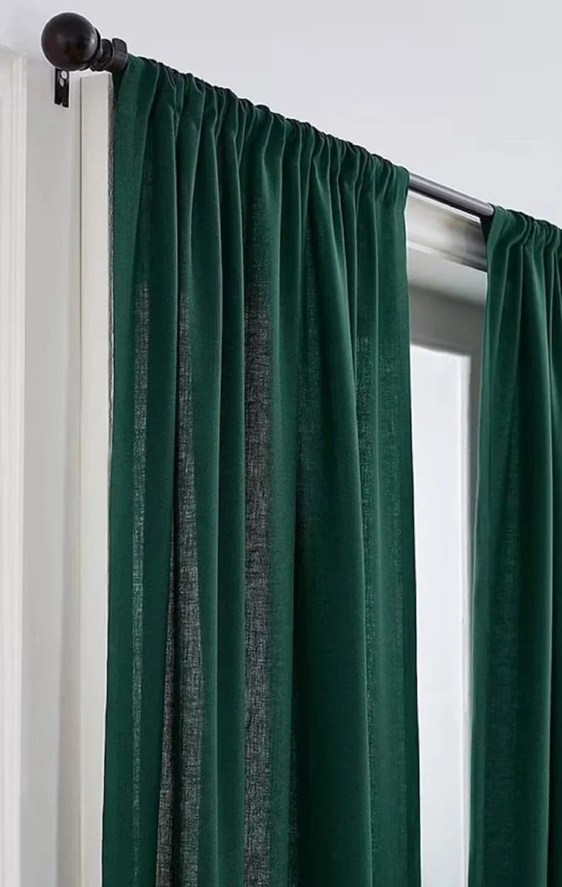Cotton Large Curtains (2 panles )