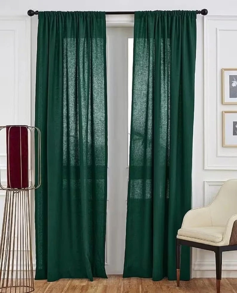 Cotton Large Curtains (2 panles )