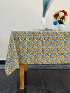 Boho Vintage Block Print Tableclot