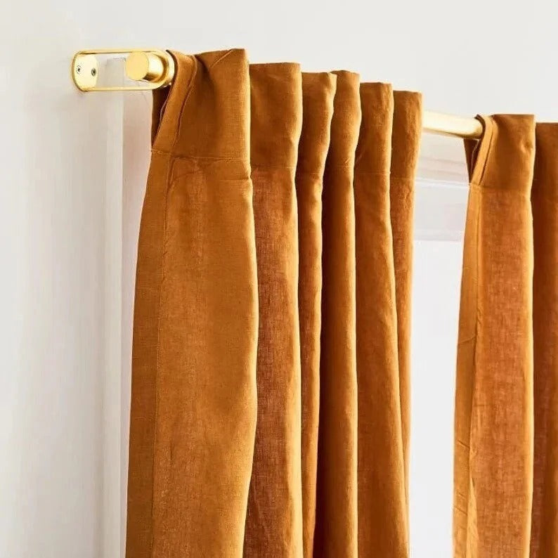 2 Panels Cotton Curtains Blackout Curtains Boho Window Treatment Large Curtains For Farmhouse Decor
