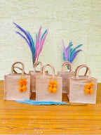 10 Small Jute bags