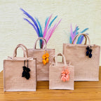 10 Small Jute bags