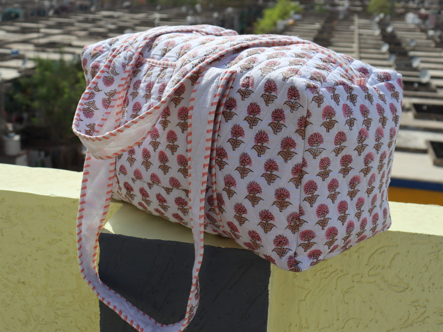 Indian Cotton Duffle Bag