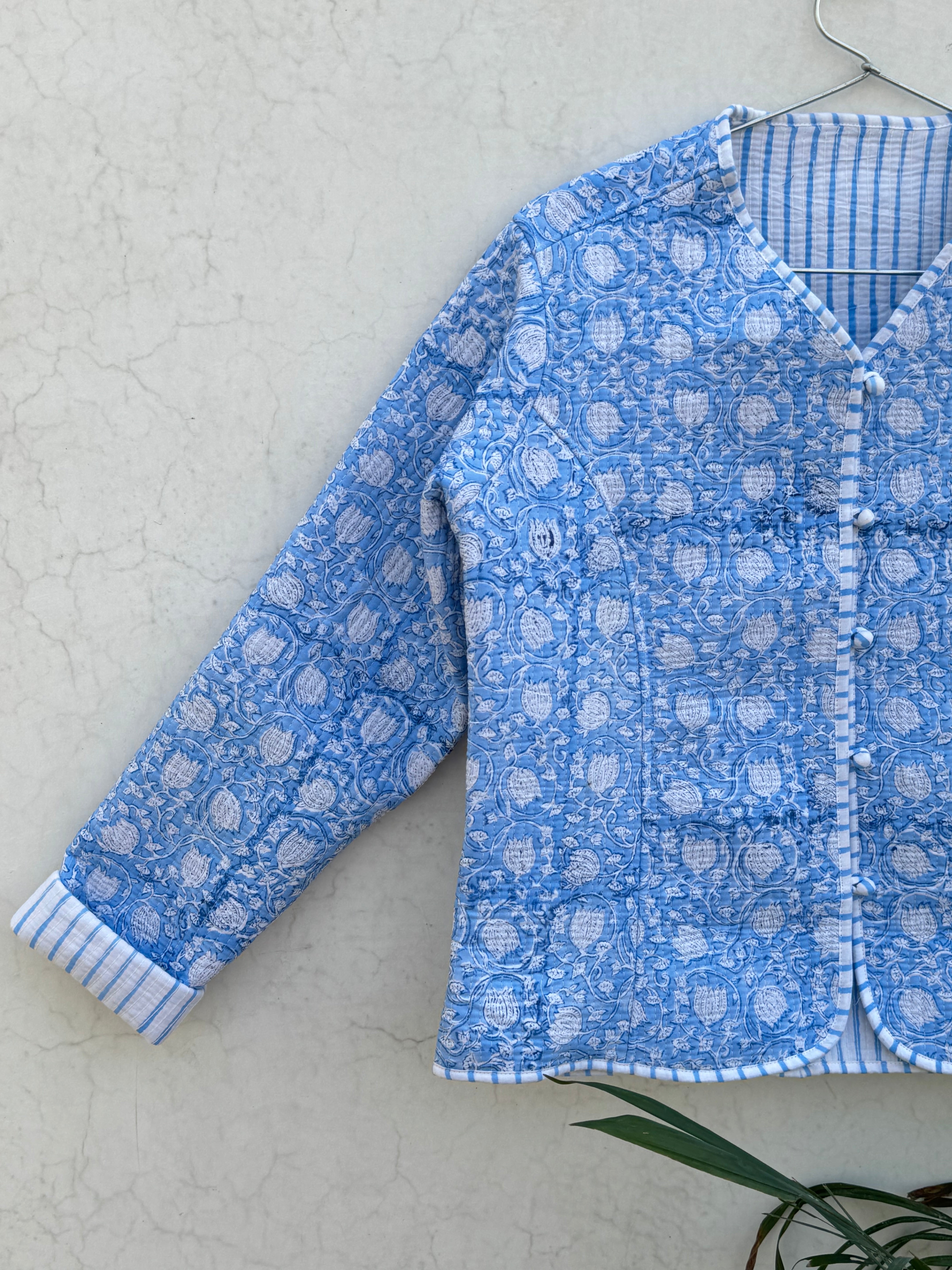 quilted Handmade Jacket For Girls