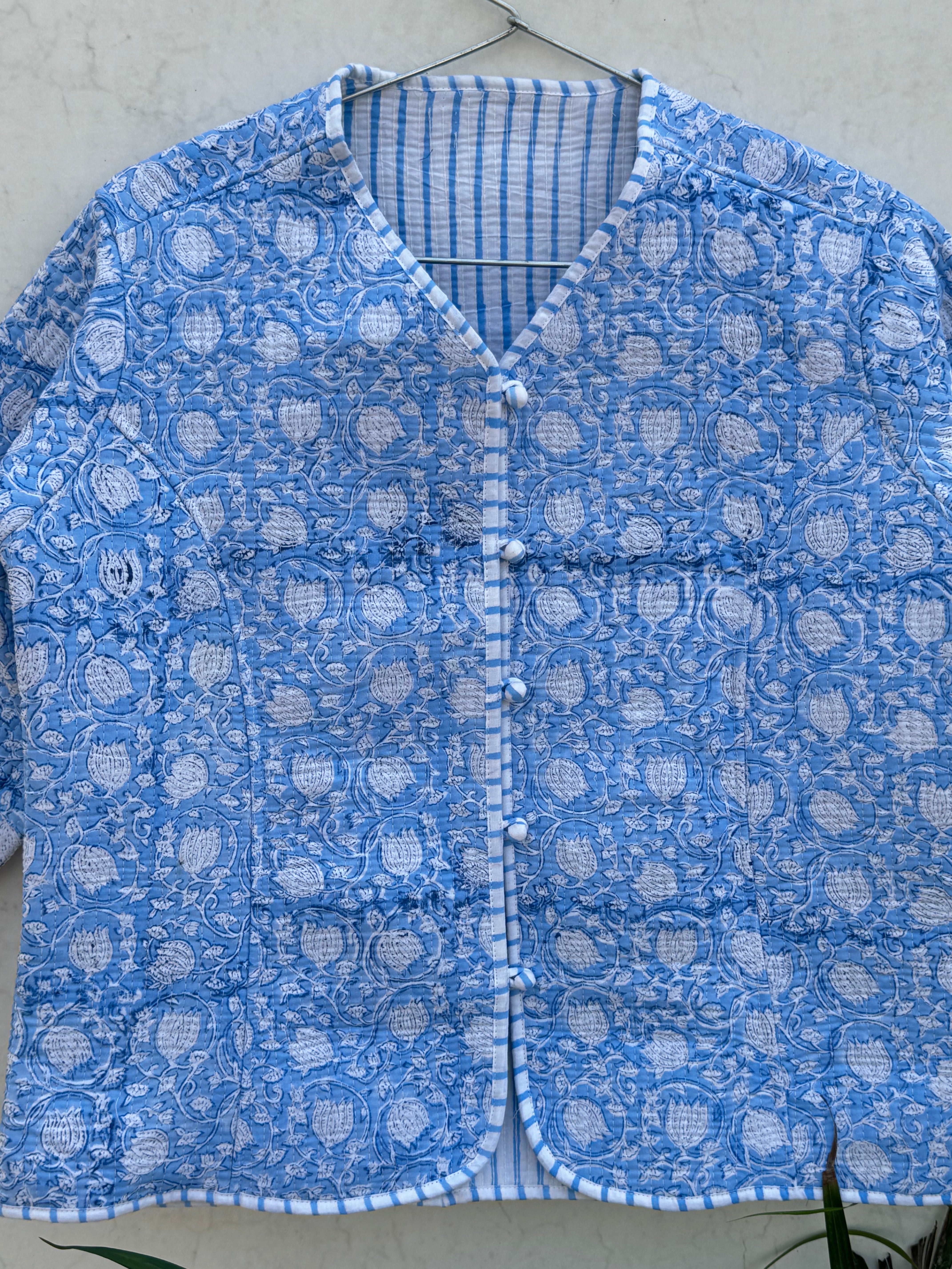 quilted Handmade Jacket For Girls