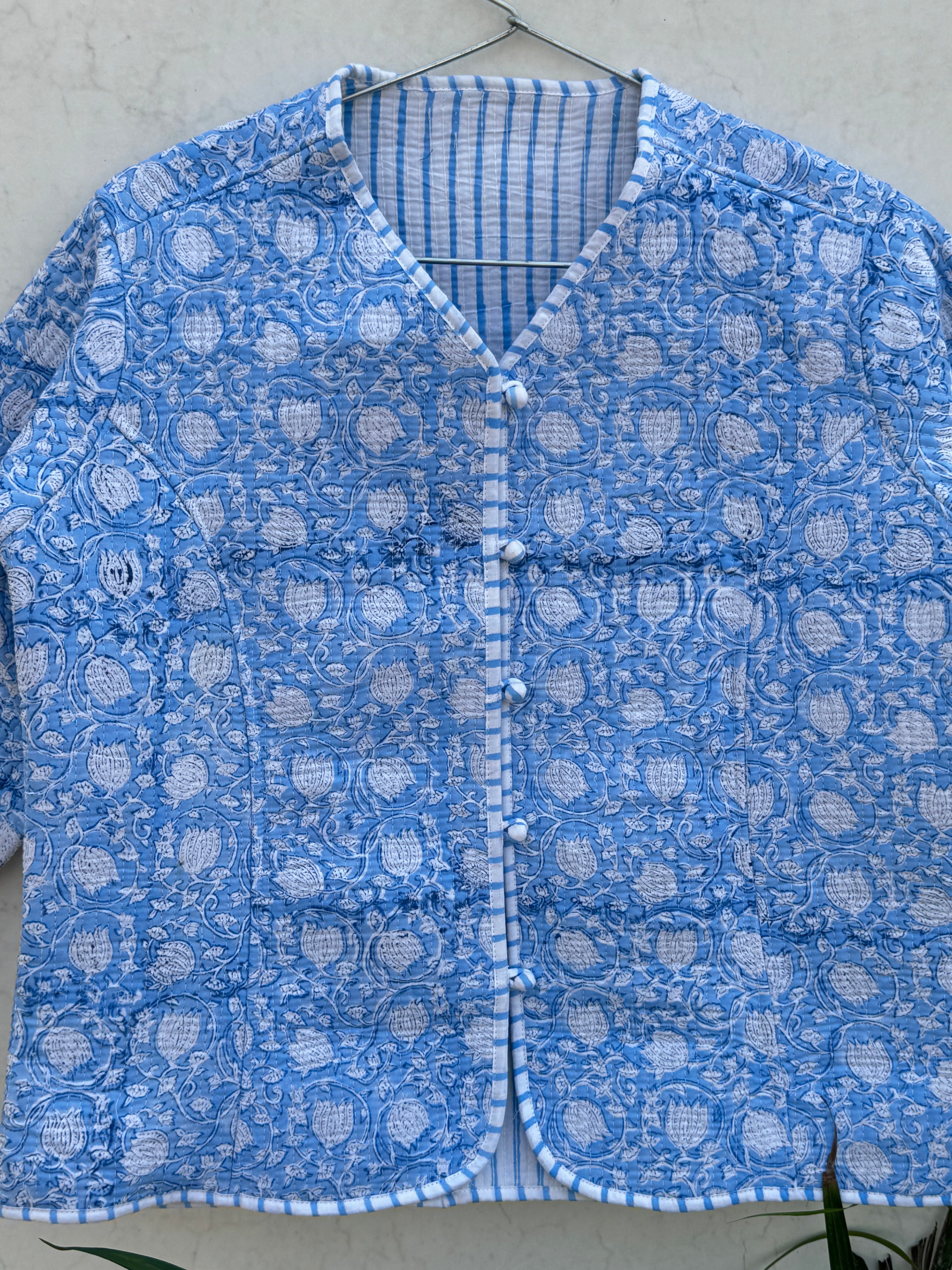 quilted Handmade Jacket For Girls