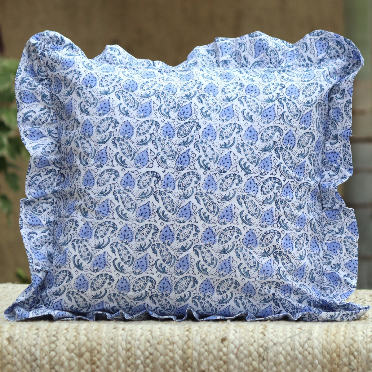 Handmade Pillow Cover For Home Decor, Indian Cotton Pillowcase, Cushion Cover For Sale