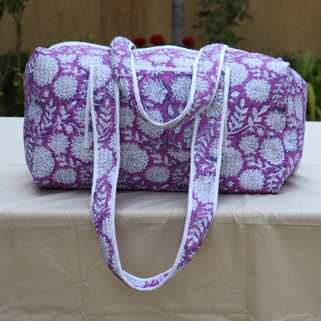 Vintage Boho Weekender Bag