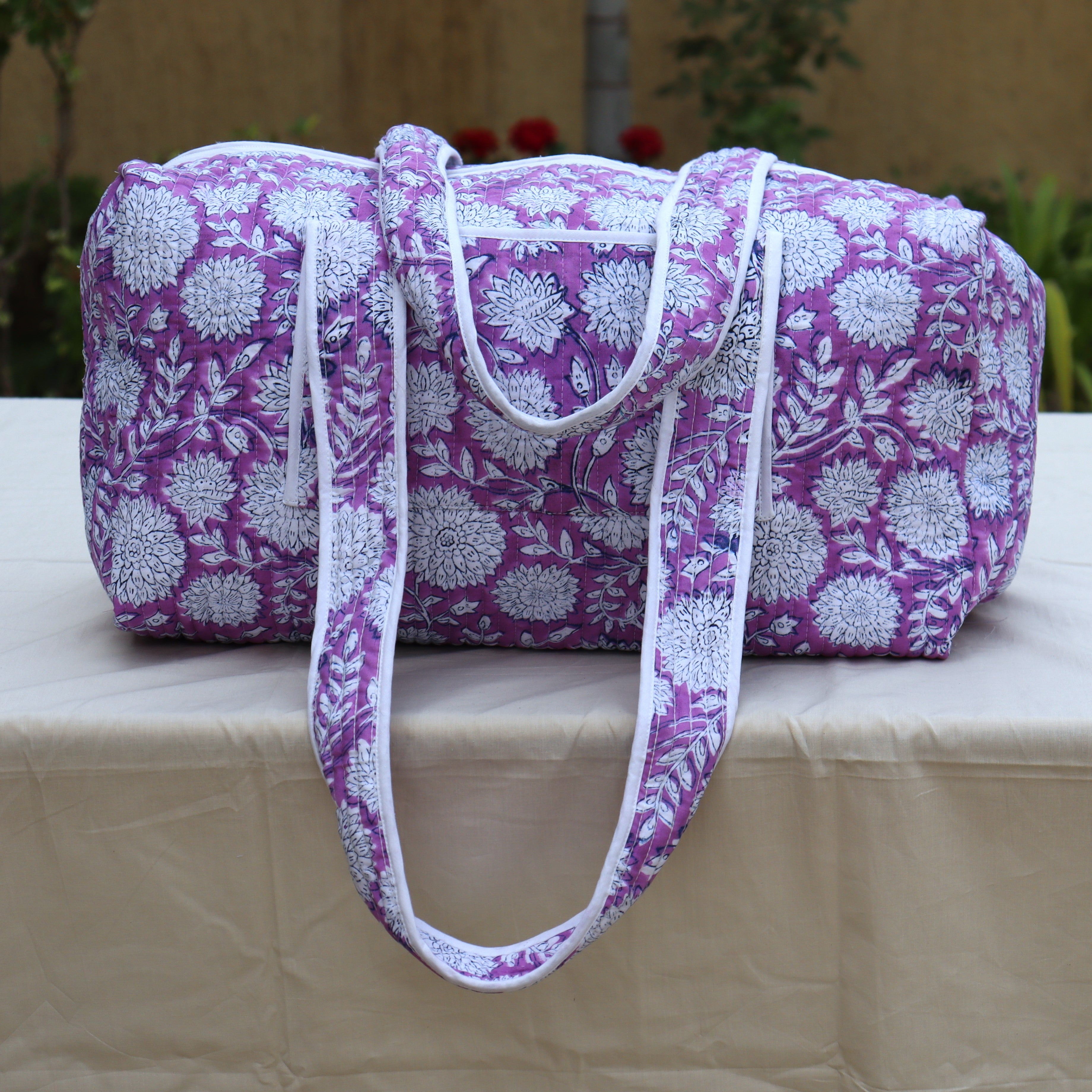 Vintage Boho Weekender Bag