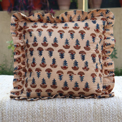 100% Indian Cotton Block Printed Handmade Pillow Cover/ Cushion Cover For Sale
