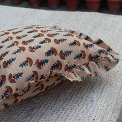 100% Indian Cotton Block Printed Handmade Pillow Cover/ Cushion Cover For Sale