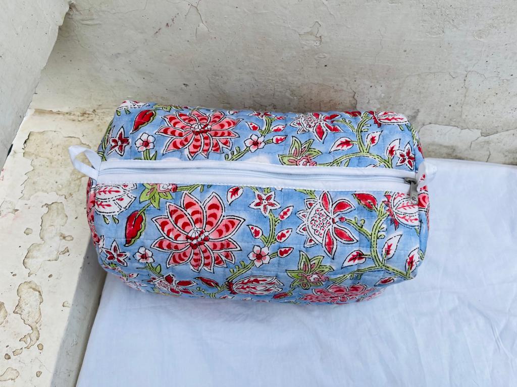 Block Print Cotton Small Hand Bag