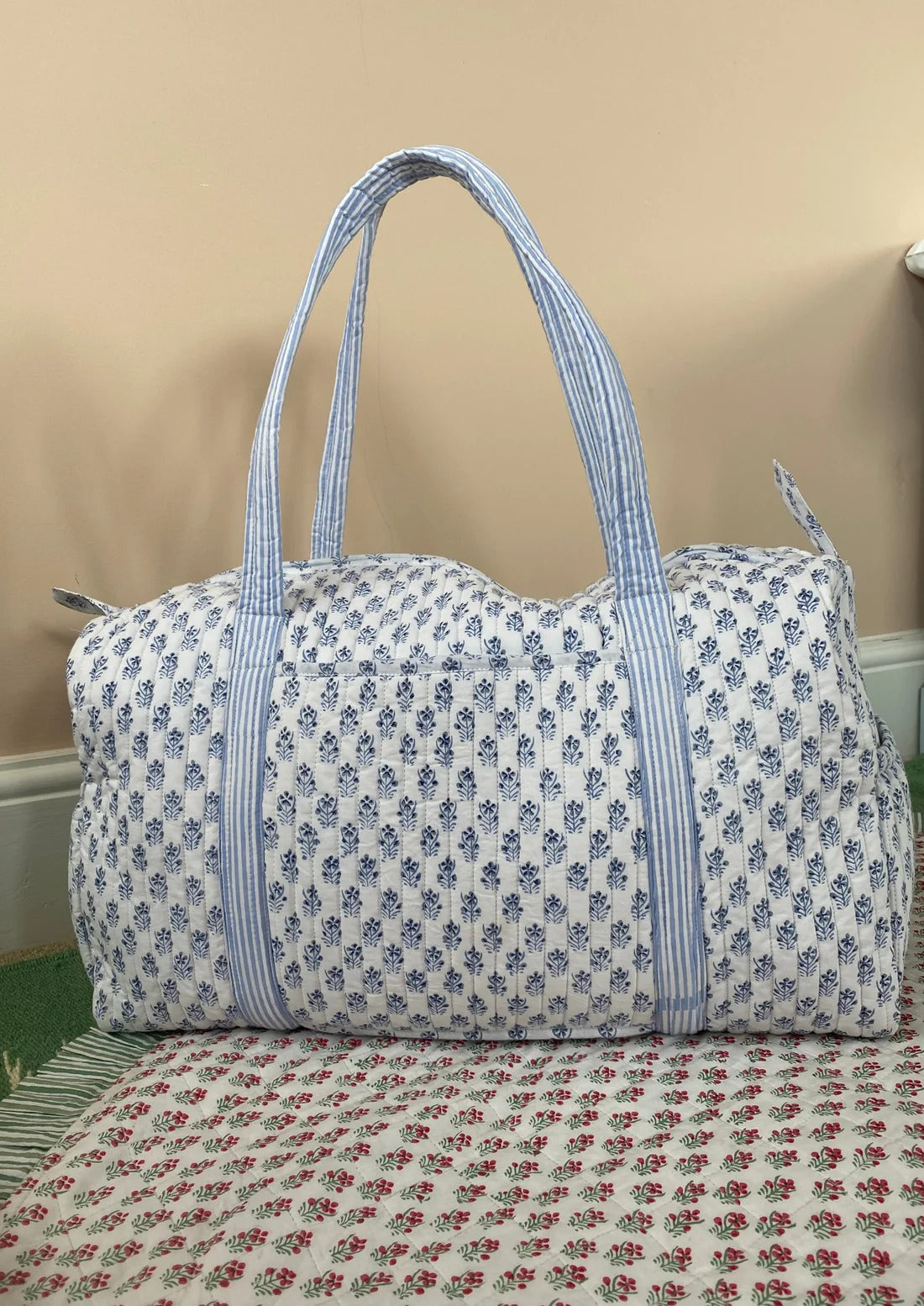 Hand Blocked Duffle Shoulder Bag