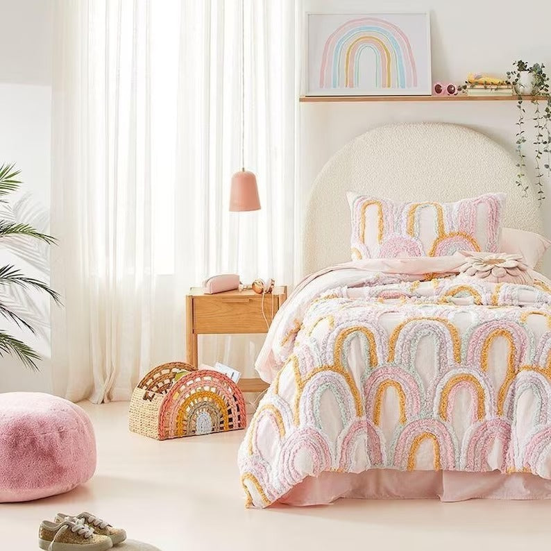 Rosie Rainbow Comforter Cover