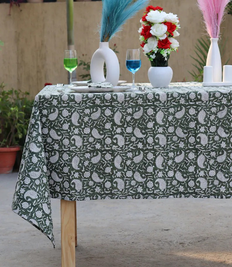 Block Printed Table Cloth