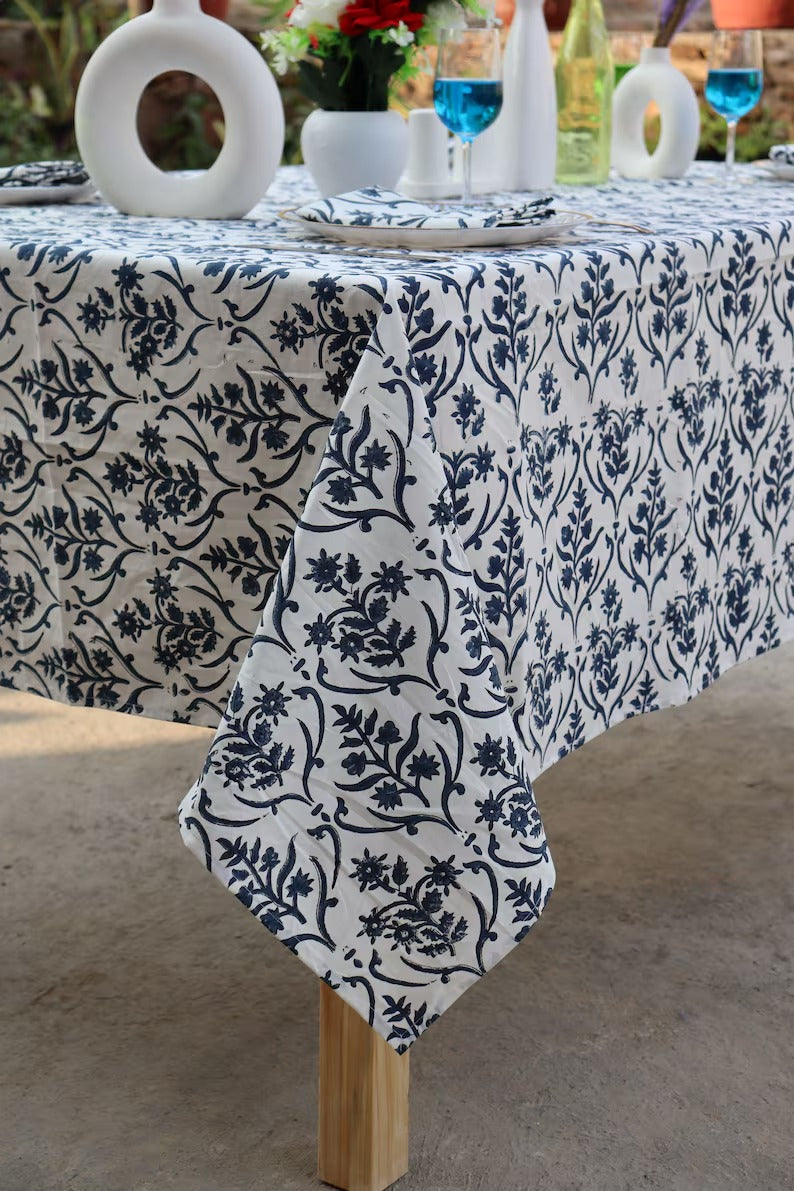 Block Printed Dining Table Cloth