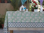 Hand Blocked Tablecloth