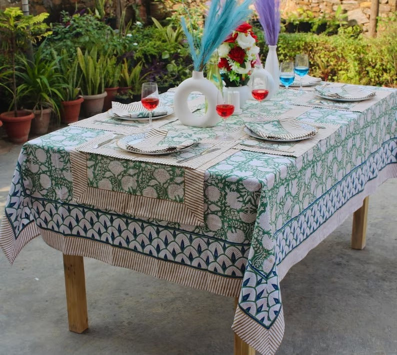 Handmade Cotton Round Table Cover