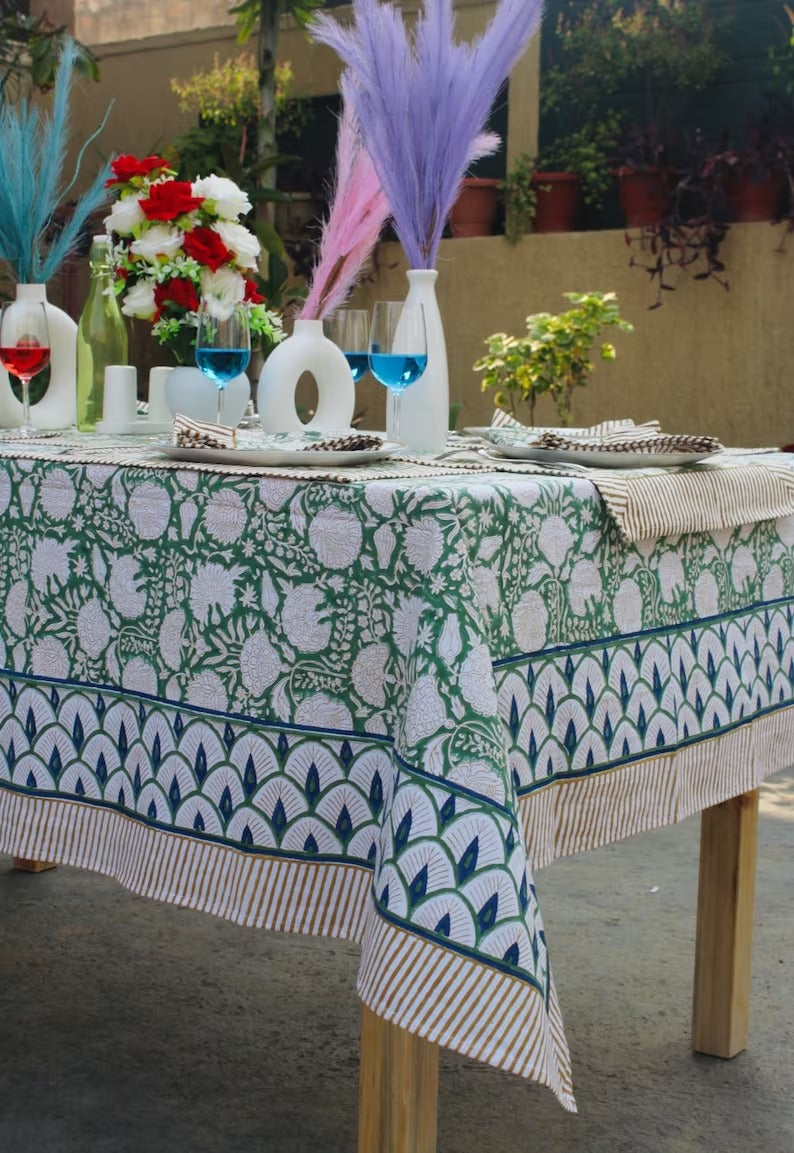 Handmade Cotton Round Table Cover