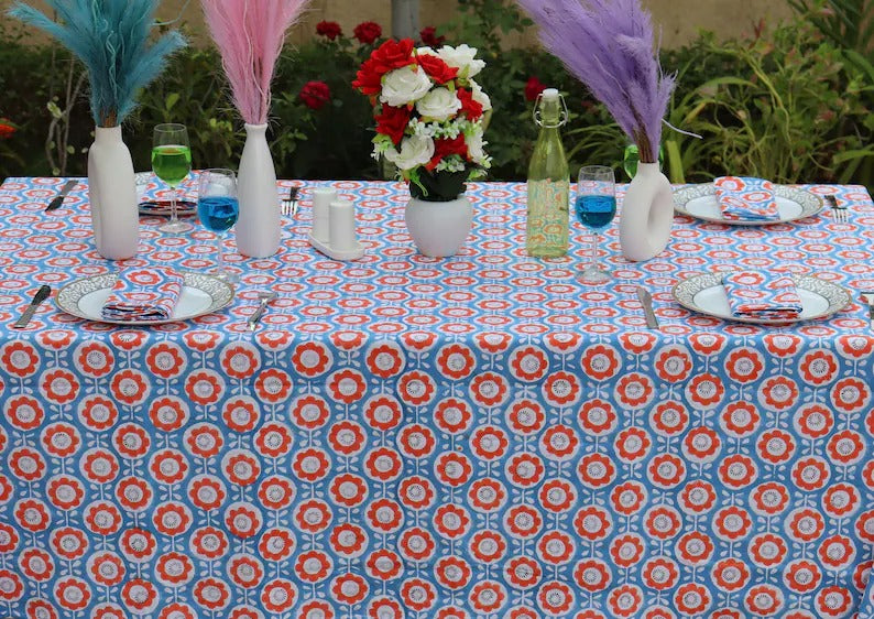 Indian Handblock Print Table Napkins