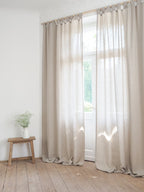,Natural 100% Cotton Custom Curtains