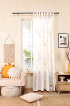 Rod pocket Cotton Curtain