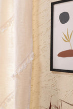 Rod pocket Cotton Curtain
