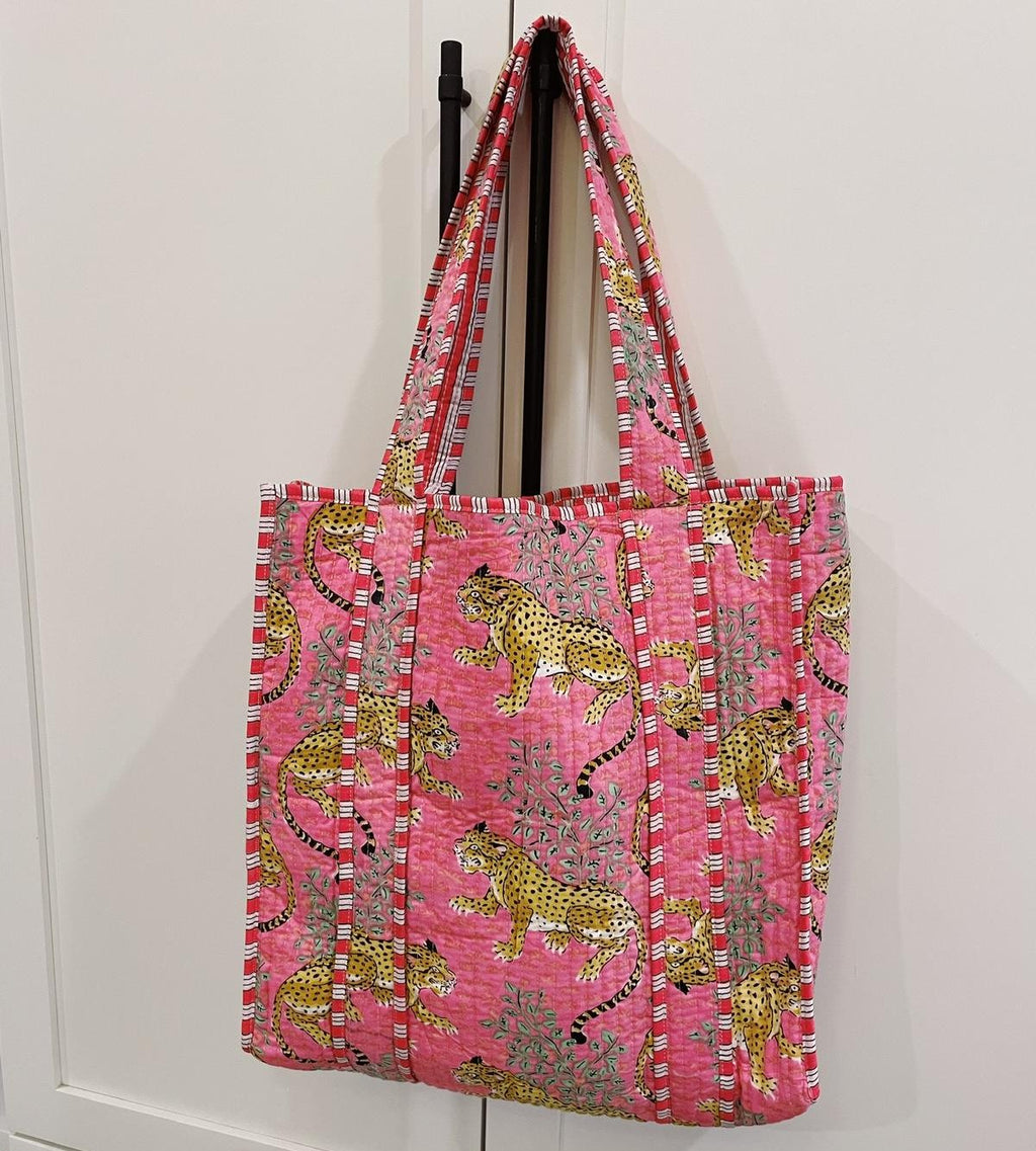 Indian Cotton Quilted Women's Tote Bags