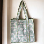 Bohemian Cotton Quilted tote Bag