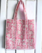 Quilted Small Shoulder Tote Bag