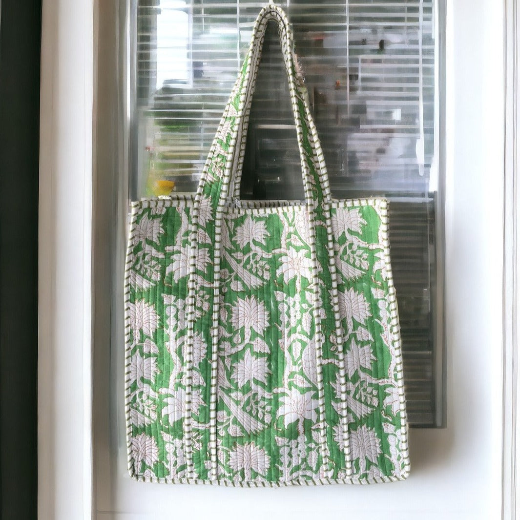 Cotton Grocery Tote Bag For Woman
