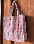 Quilted Small Shoulder Tote Bag